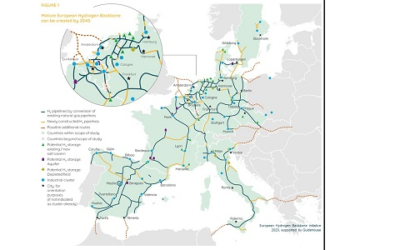 Fernleitungsnetzbetreiber aus neun EU-Staaten präsentieren Plan für ein europäisches Wasserstoffnetz