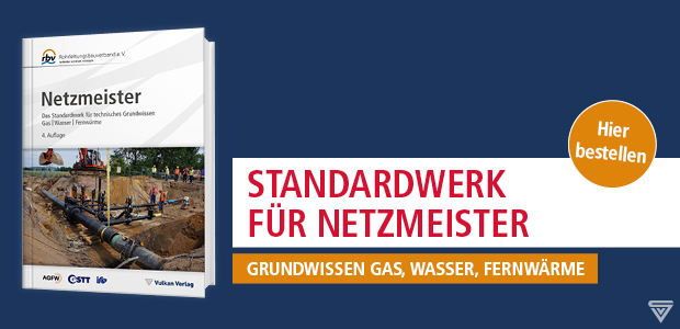Gas, Wasser, Fernwärme: Das neue Handbuch für Netzmeister ist erschienen