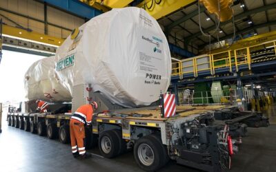 Leistungsstärkste und effizienteste Siemens Gasturbine fertiggestellt und verladen