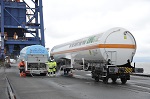 Europapremiere: Erstmalige Beladung eines LNG-Kesselwagens