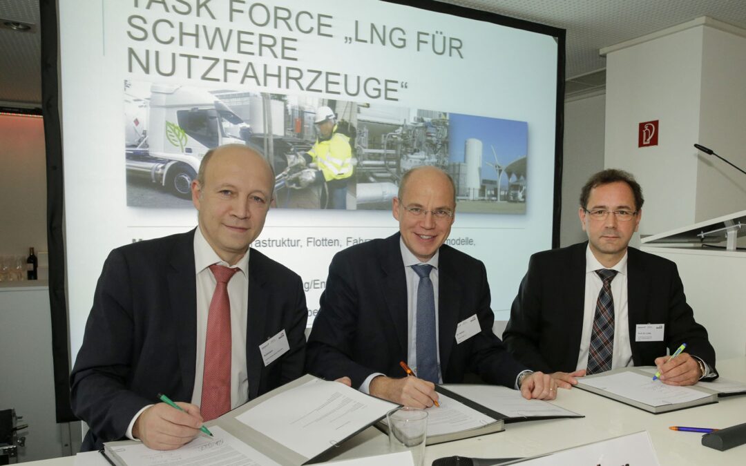 dena, DVGW und Zukunft ERDGAS wollen LNG als Kraftstoff etablieren