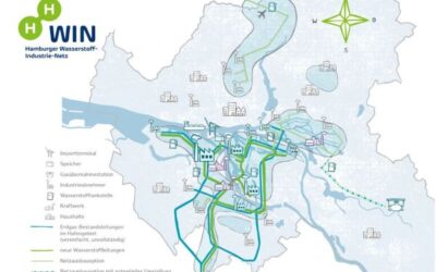Hamburger Wasserstoff-Industrie-Netz HH-WIN nimmt bei Planung weitere Stadtteile ins Visier