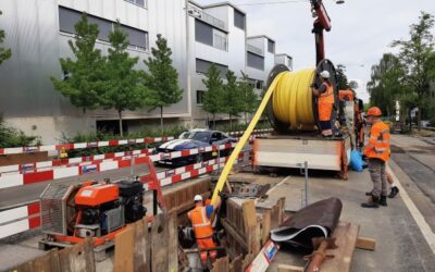 Grabenlos: Gas-Mitteldruckleitung in Zürich auf verkehrsreicher Straße saniert