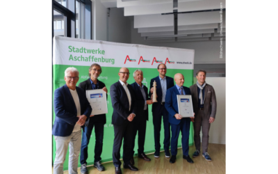 Auszeichnung “Leuchtturmprojekt 2022” für Stadtwerke Aschaffenburg
