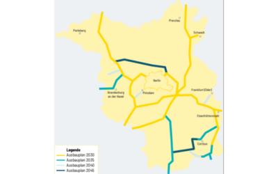 Fraunhofer-Studie erstellt Roadmap für Wasserstoffnetz in Brandenburg