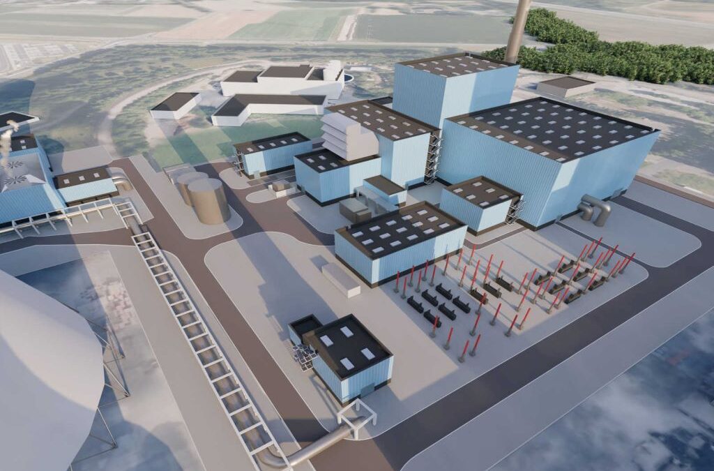RWE plant wasserstofffähiges Gaskraftwerk in Weisweiler