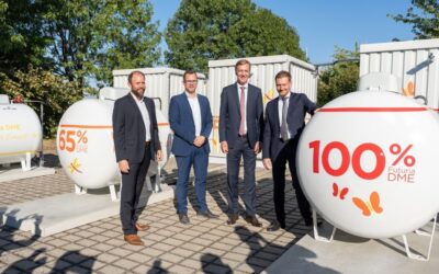 Sachsens Ministerpräsident Kretschmer weiht Primagas-Testanlagen für erneuerbaren DME ein