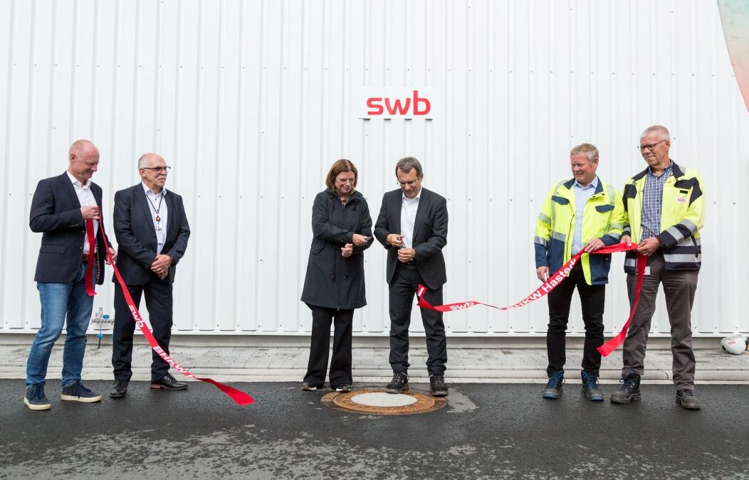 swb weiht Blockheizkraftwerk am Standort Bremen-Hastedt ein