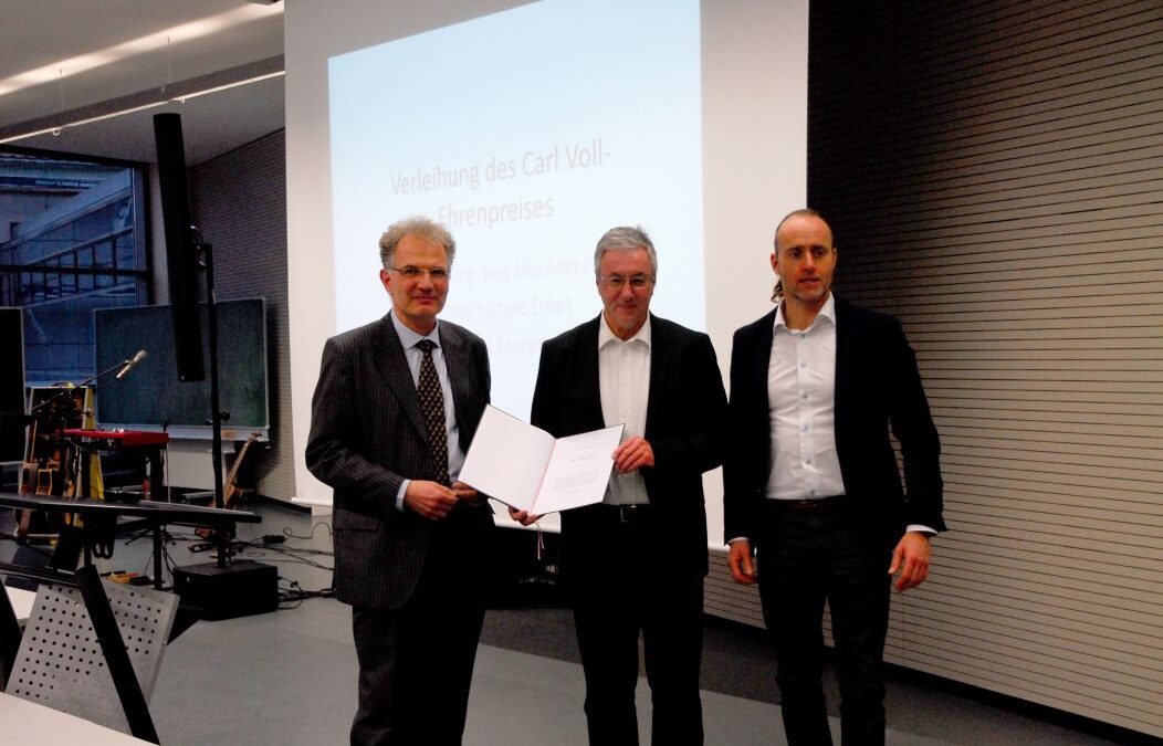 Verleihung des Carl Voll-Preises an Prof. Jens Mischner