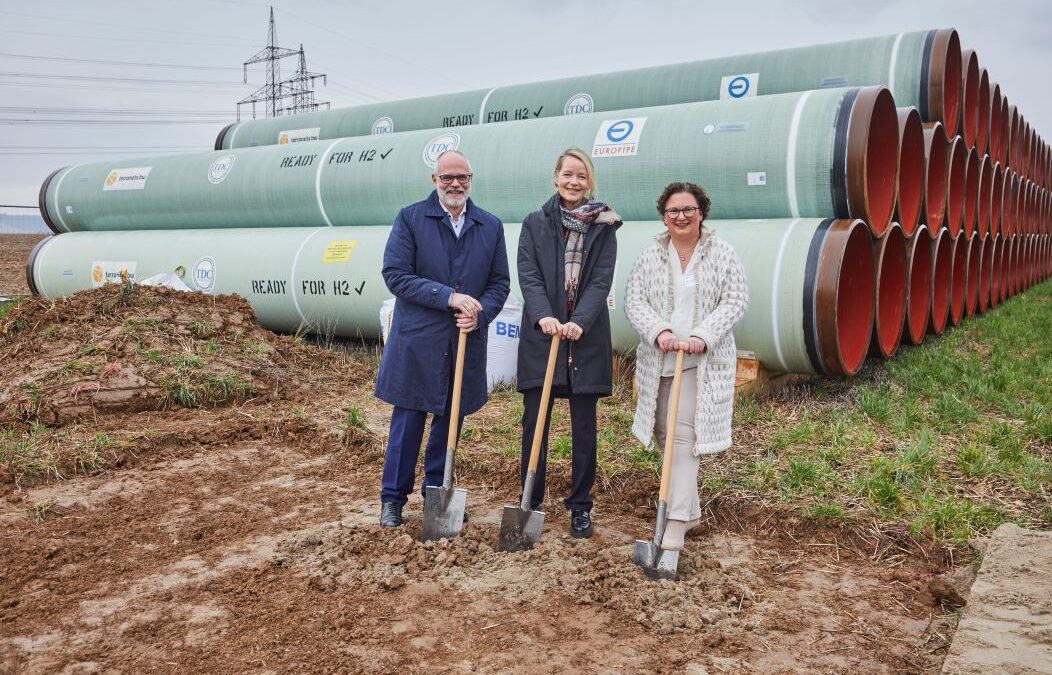 Bau der neuen Transportleitung SEL für Erdgas und Wasserstoff beginnt