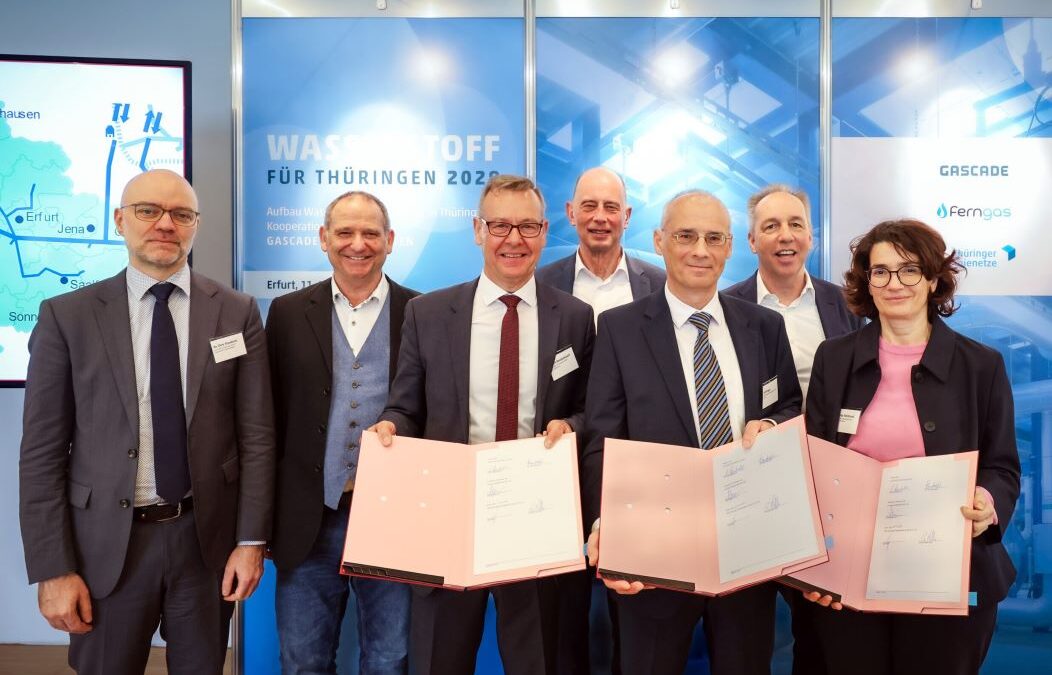 Wasserstoff für Thüringen 2029 – Netzbetreiber unterzeichnen Grundsatzvereinbarung